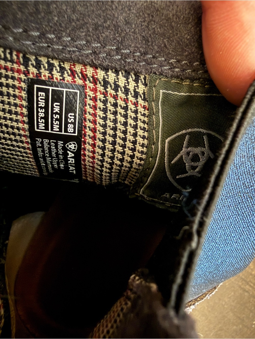 Ariat Women's Wexford Chelsea Boots in Slate Suede - Picture 6 of 6